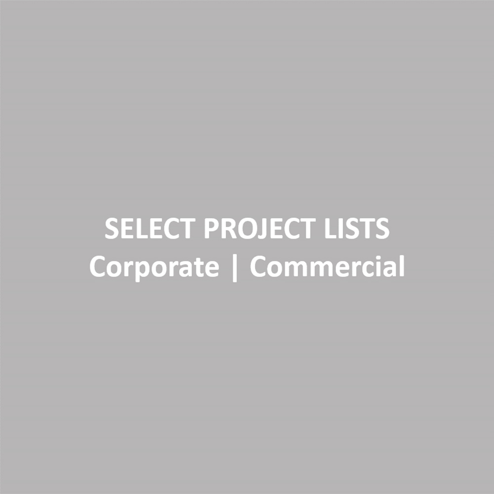 Project Lists Corporate | Commercial