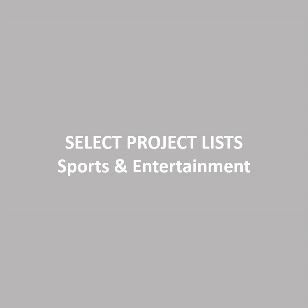 Project Lists Sports & Entertainment