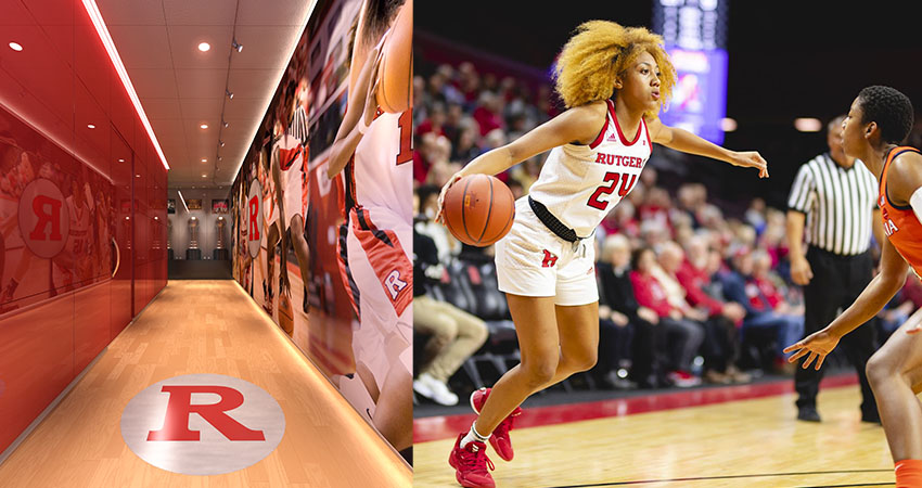 Rutgers Women’s Basketball Locker Room