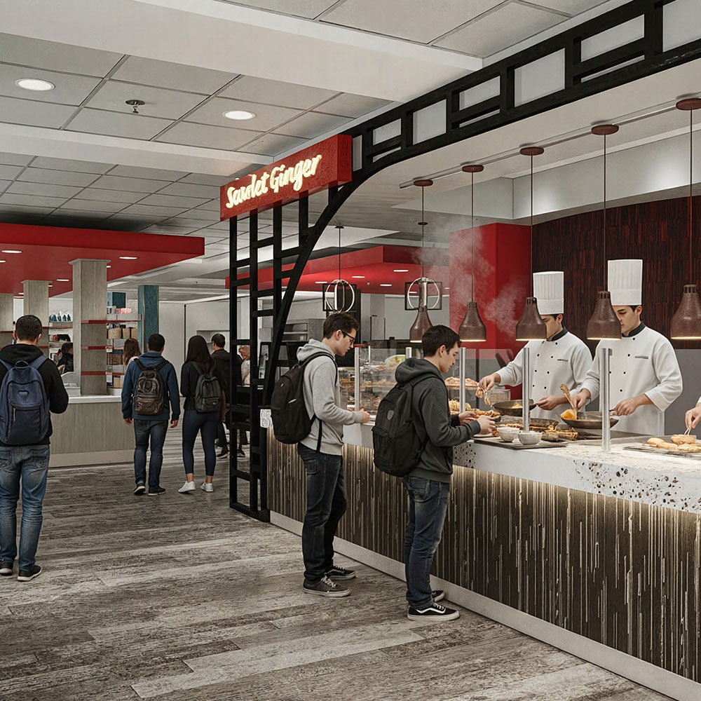 Rutgers University College Ave Food Court
